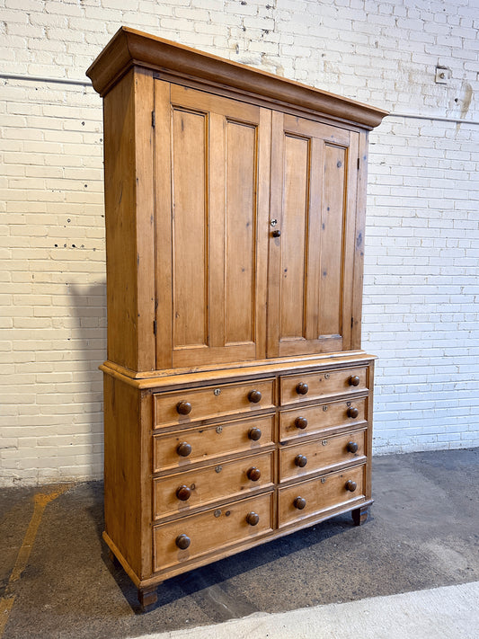 Antique English Housekeeper's Cupboard c. 1880