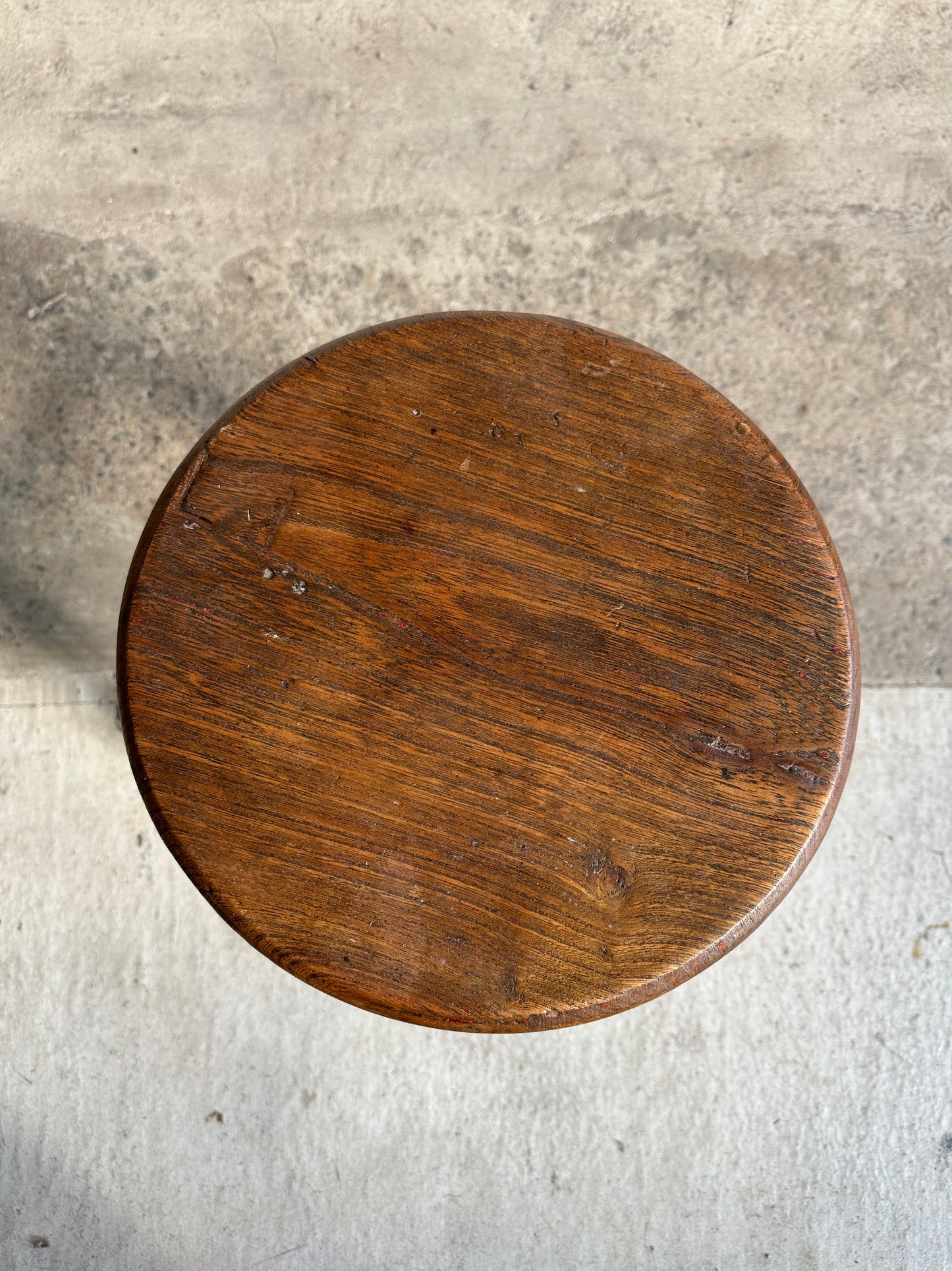 An English Elm Stool c. 1890