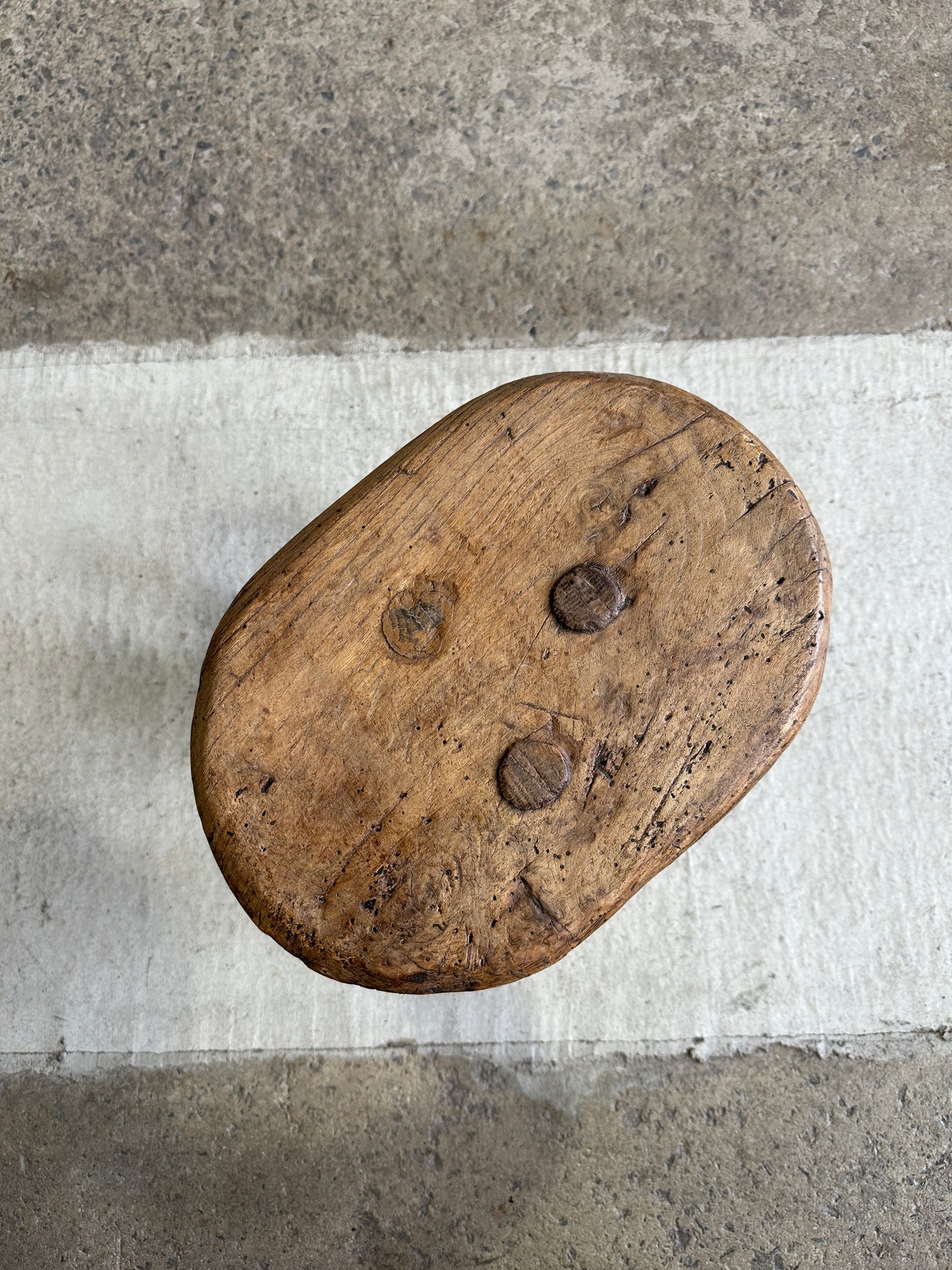 Antique French Milking Stool, c. 1900