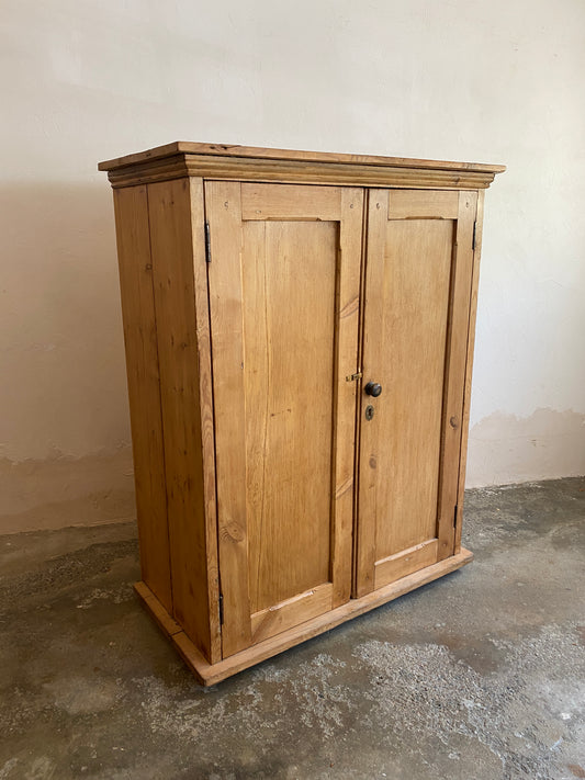 Antique Pine English Cupboard c. 1880