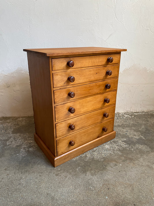 Antique Pine English Nest of Drawers c. 1900