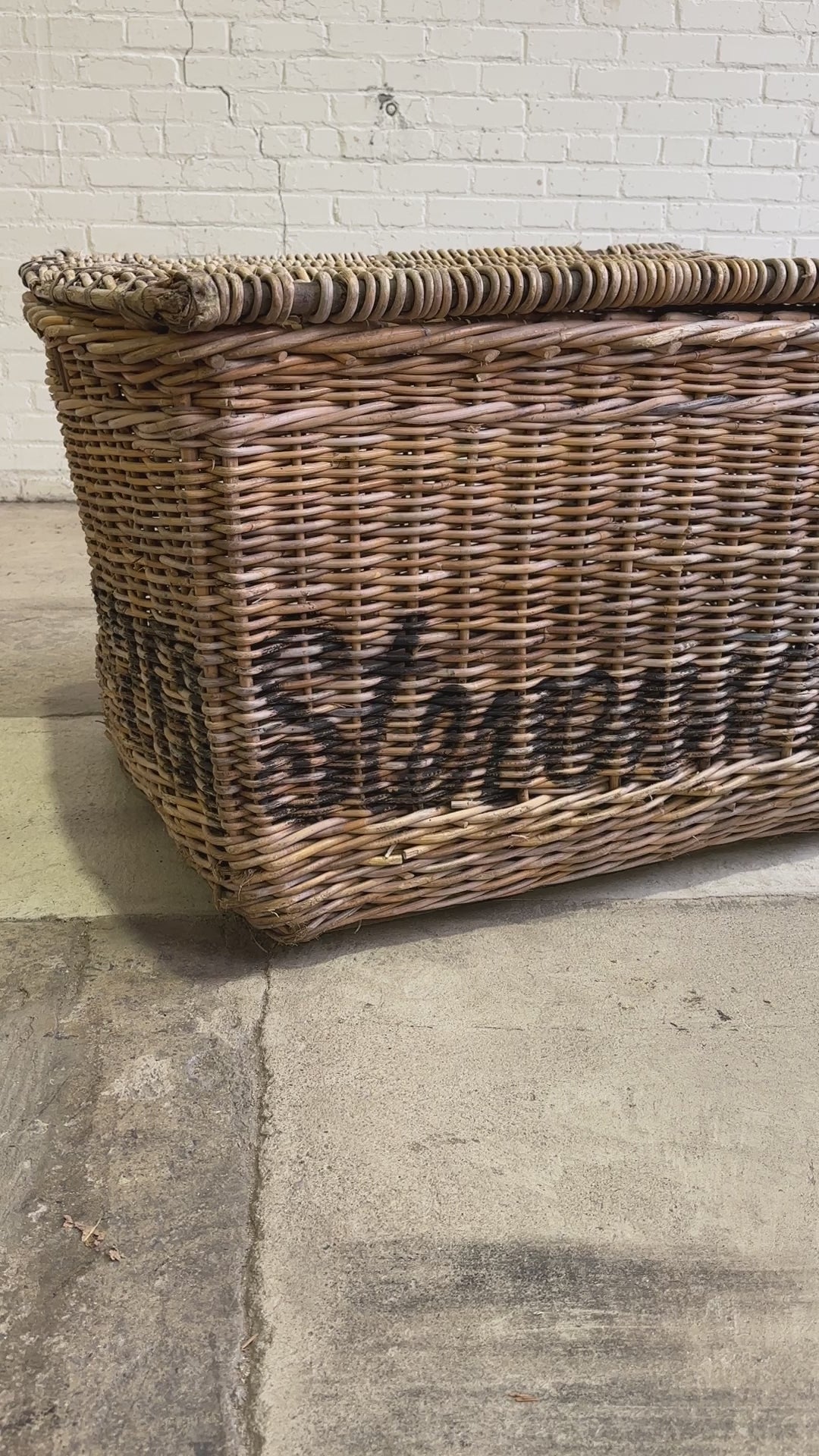 Antique store Wicker Basket