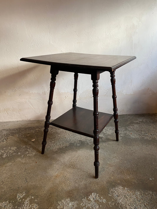 Antique English Walnut Occasional Table c. 1900