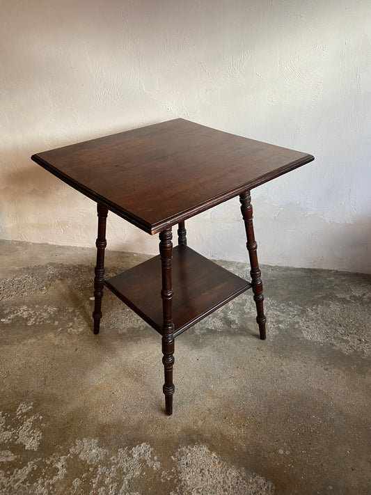 Antique English Walnut Occasional Table c. 1900