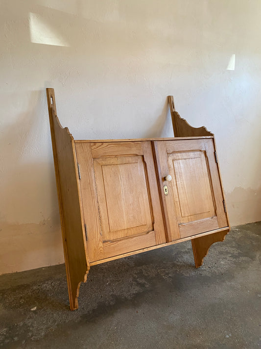 Large Antique French Wall Cupboard c. 1880