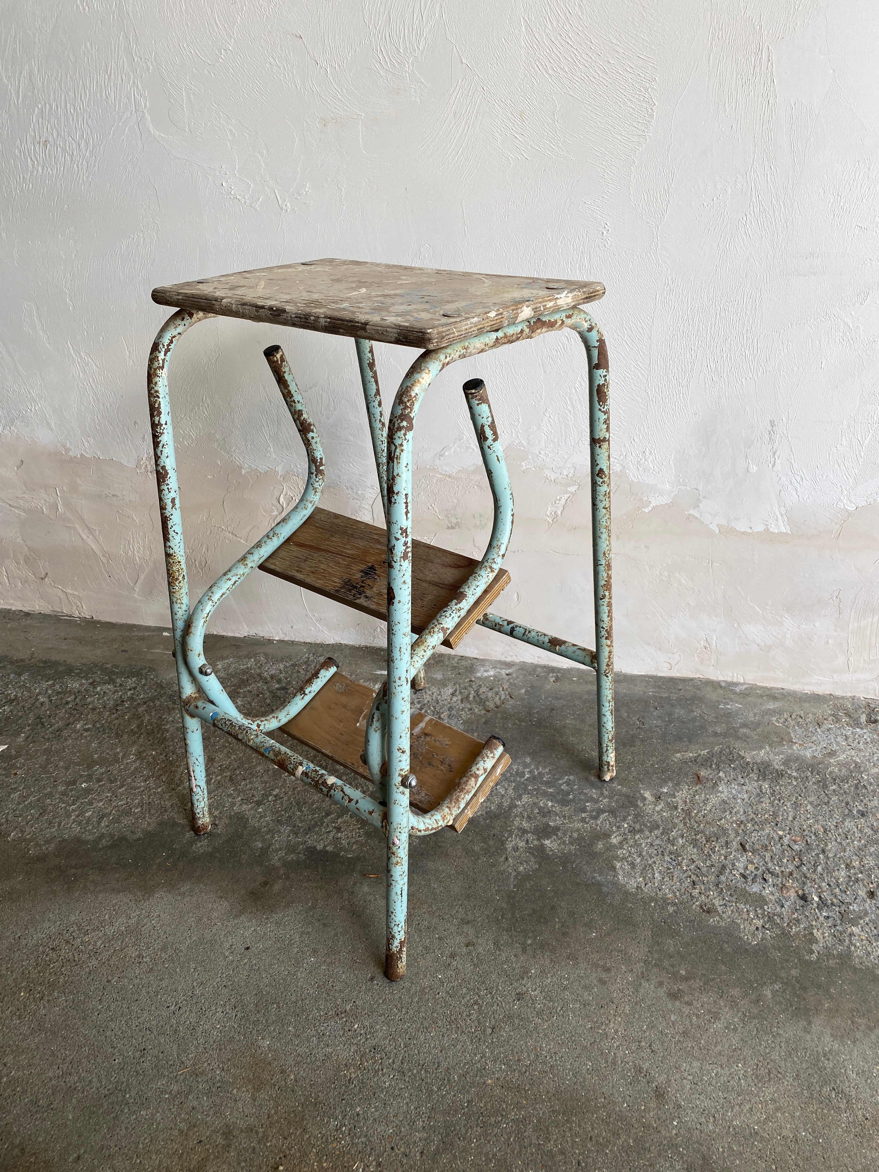 Antique Metamorphic Step Stool Circa 1920 Knosen Antiques