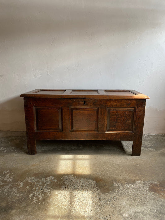 A Georgian Antique English Coffer Circa 1800